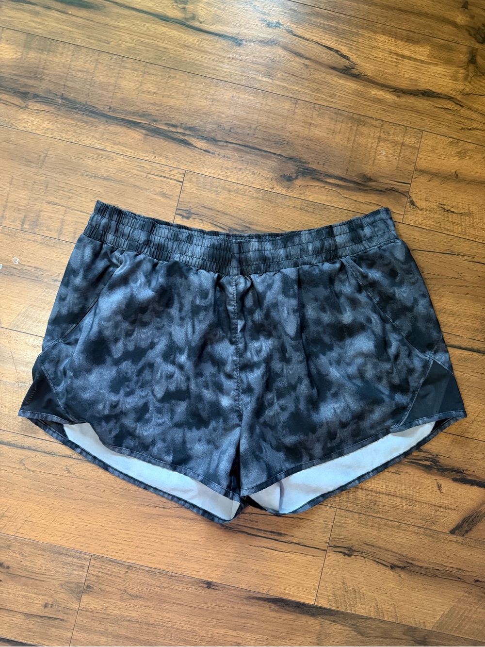 all in motion Black Patterned Athletic Shorts